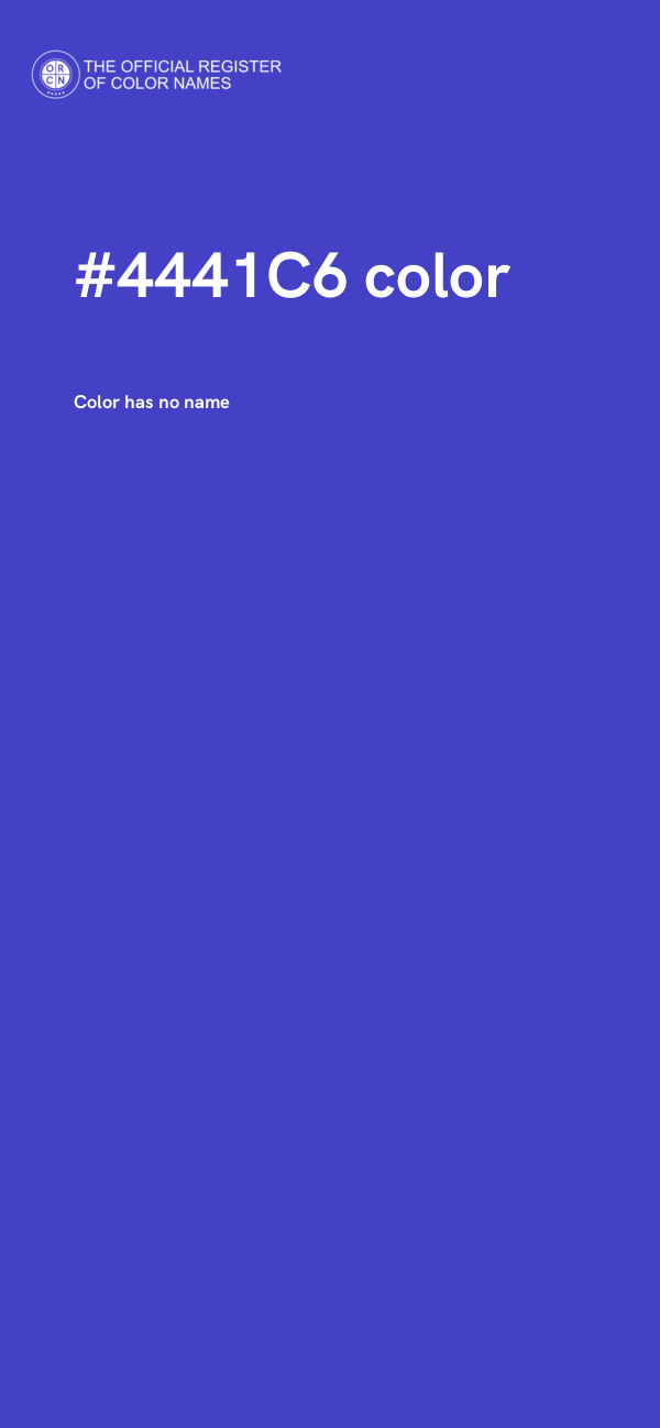#4441C6 color image