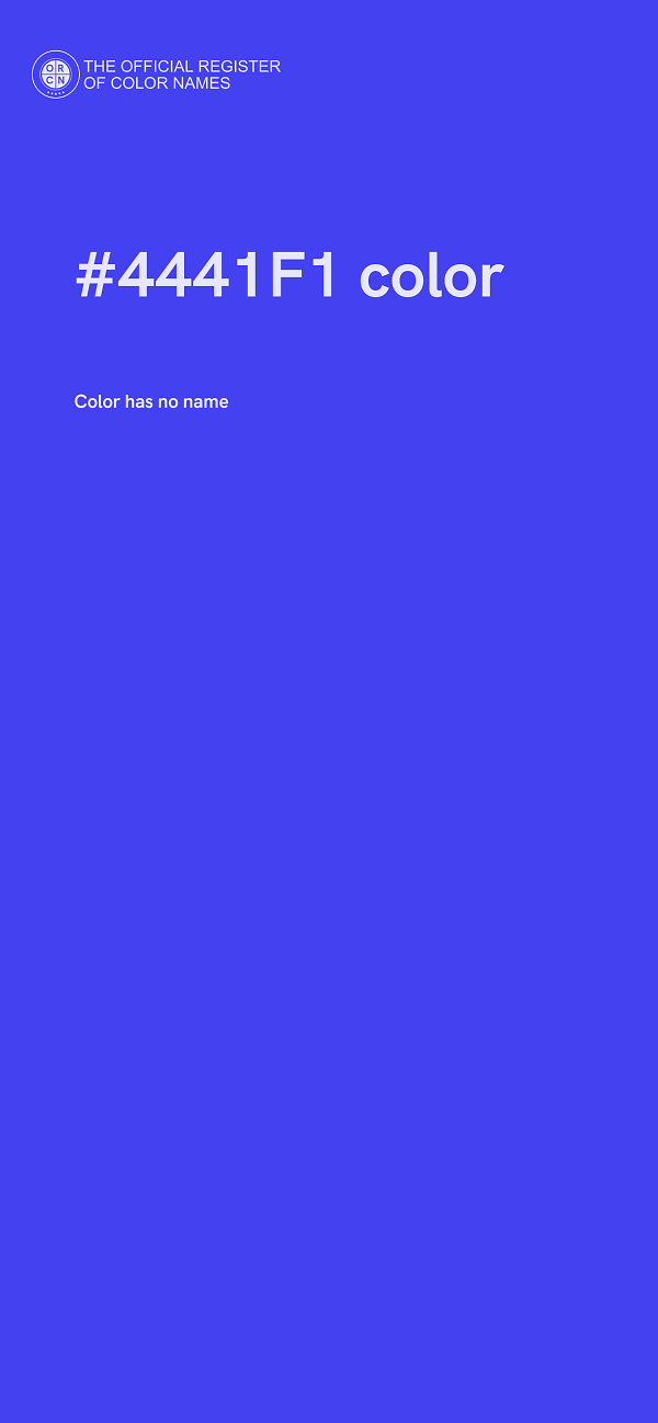 #4441F1 color image