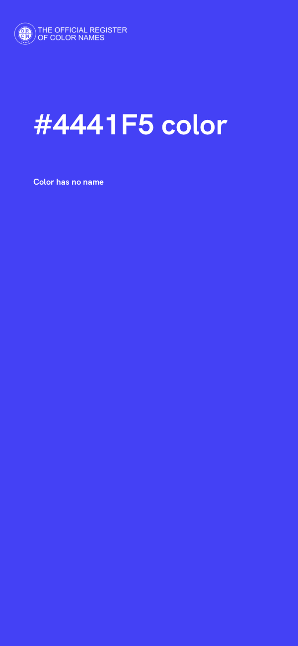 #4441F5 color image