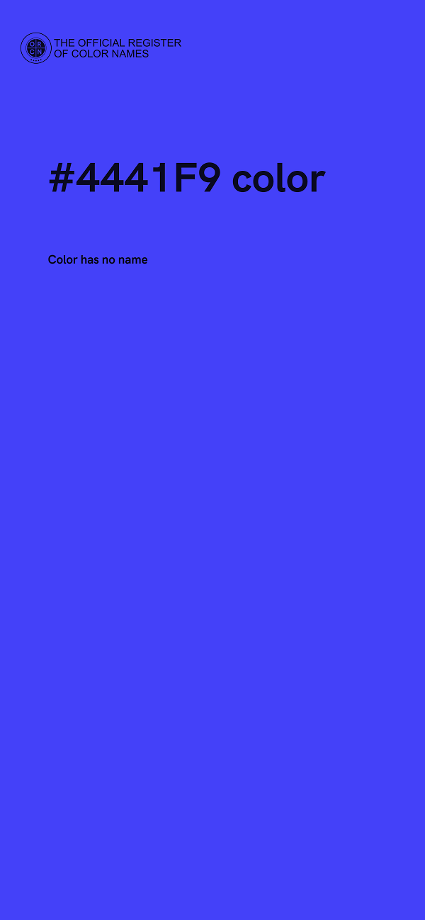 #4441F9 color image