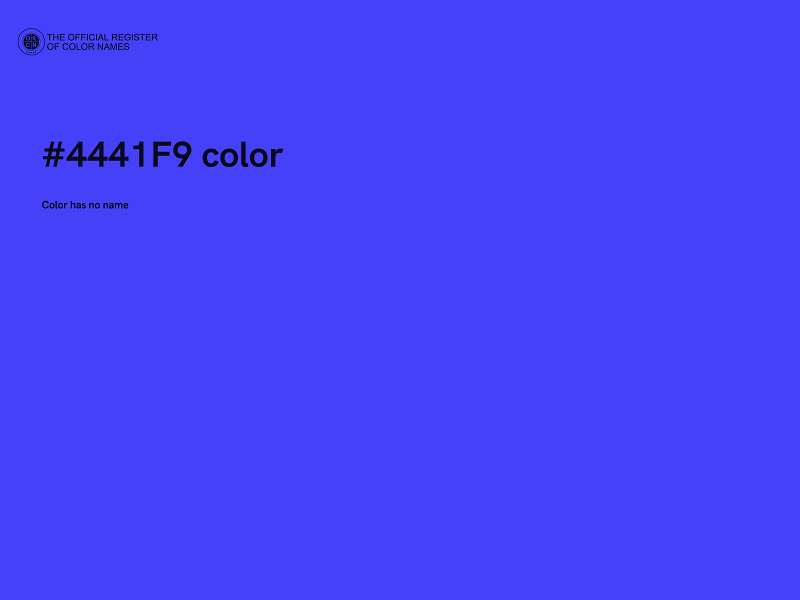 #4441F9 color image