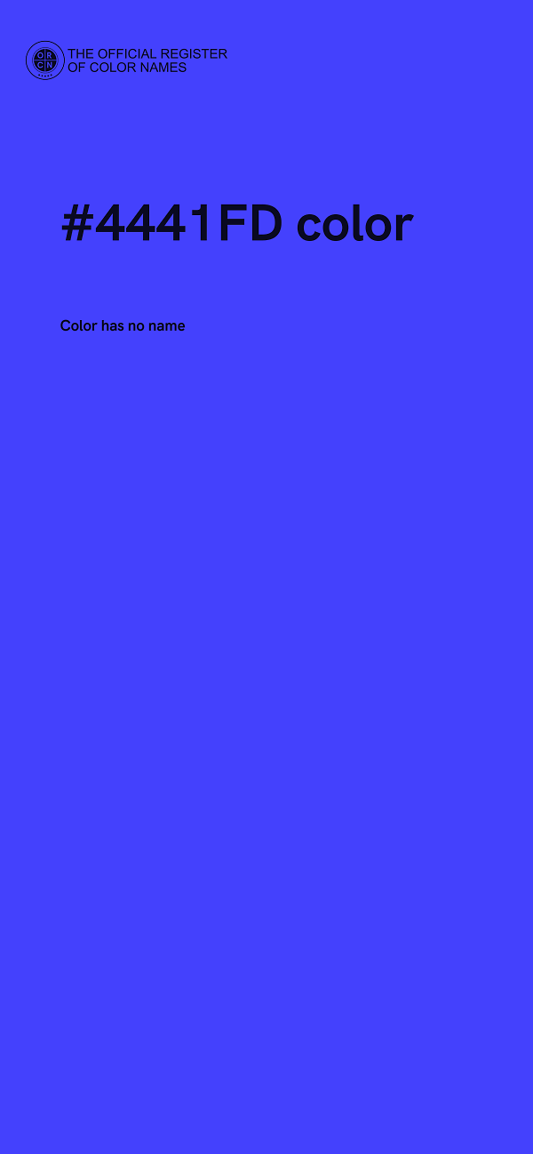 #4441FD color image