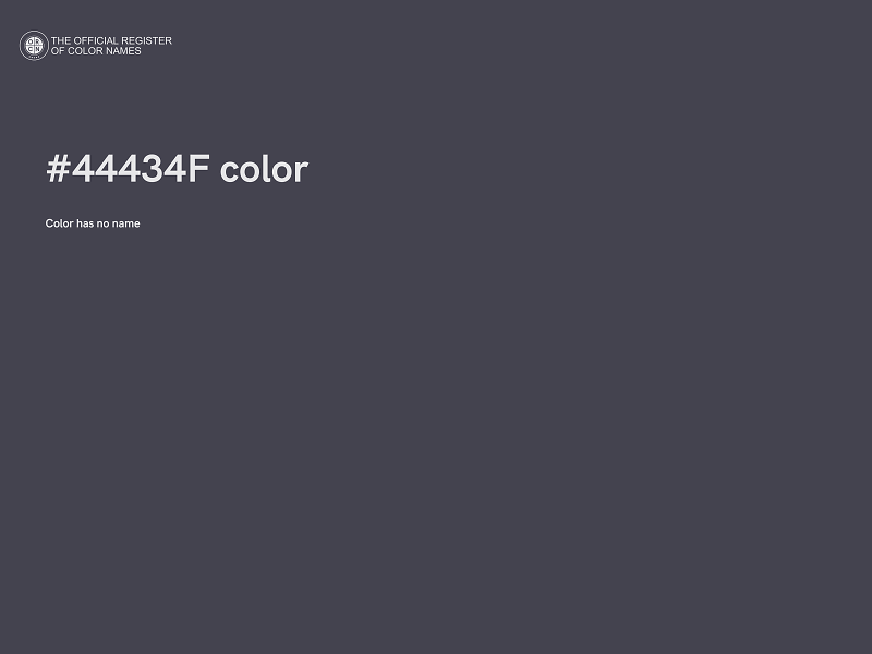 #44434F color image