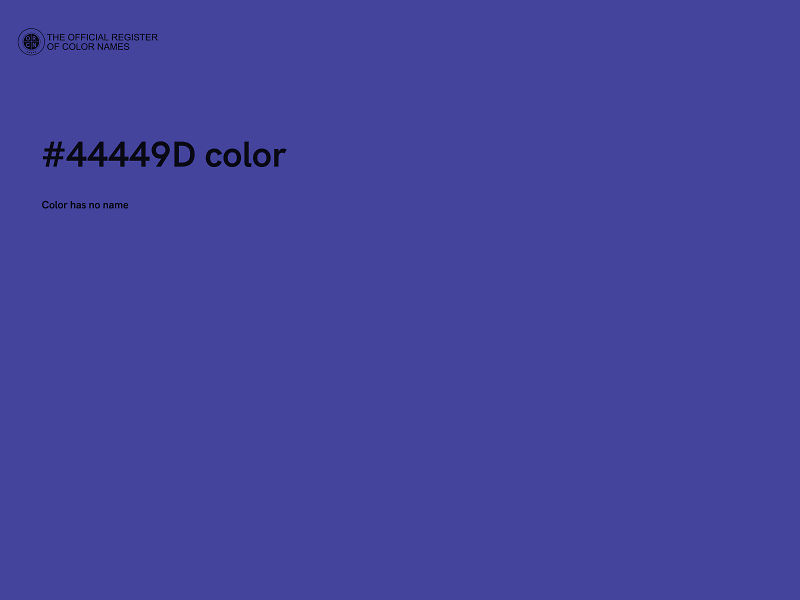 #44449D color image