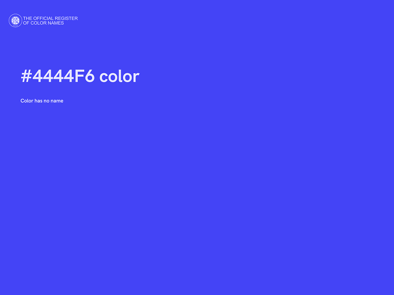 #4444F6 color image