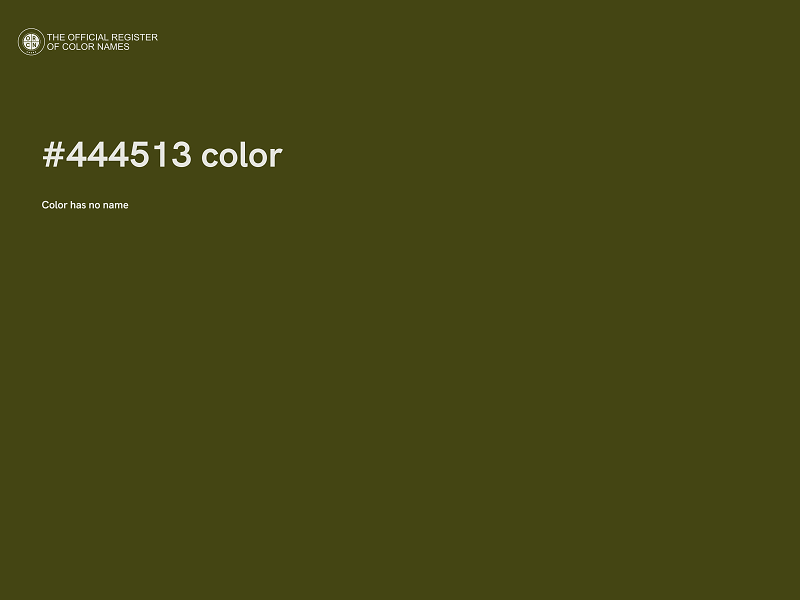 #444513 color image