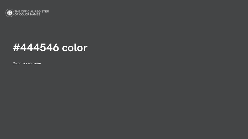 #444546 color image