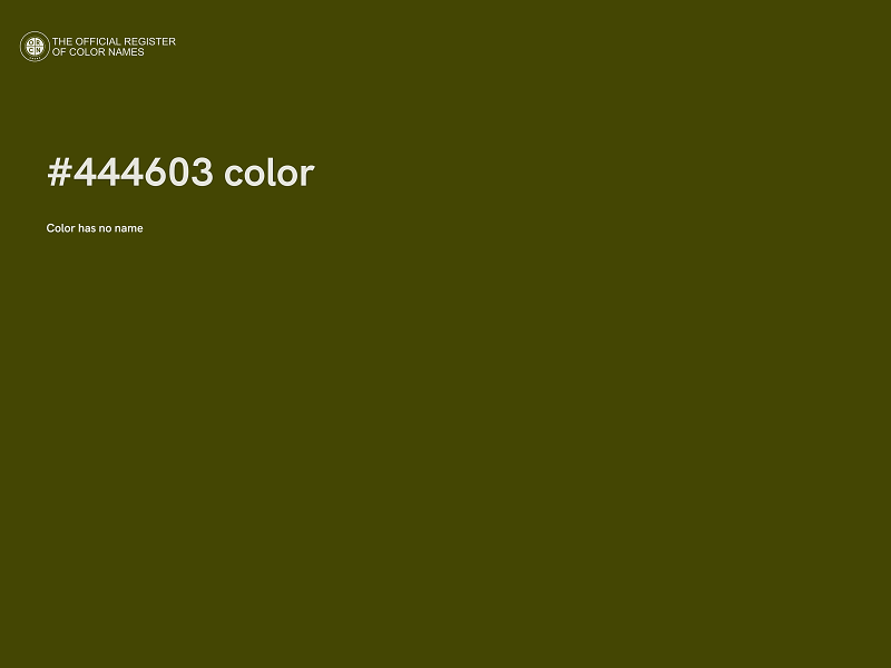 #444603 color image