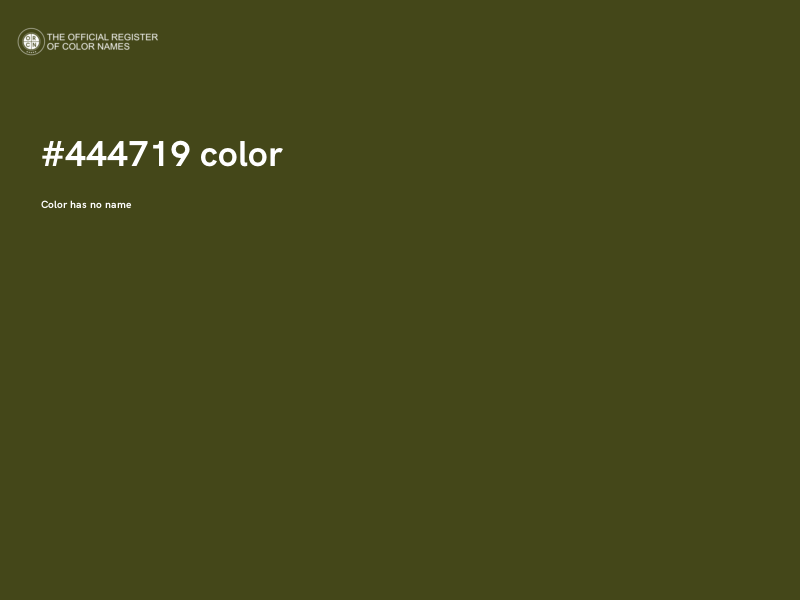 #444719 color image