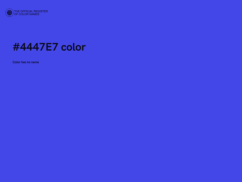 #4447E7 color image
