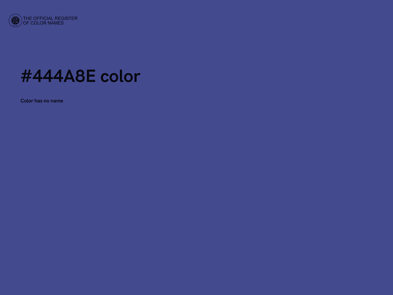 #444A8E color image