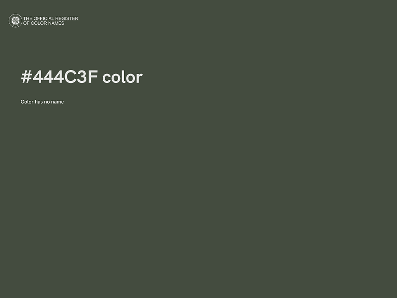 #444C3F color image