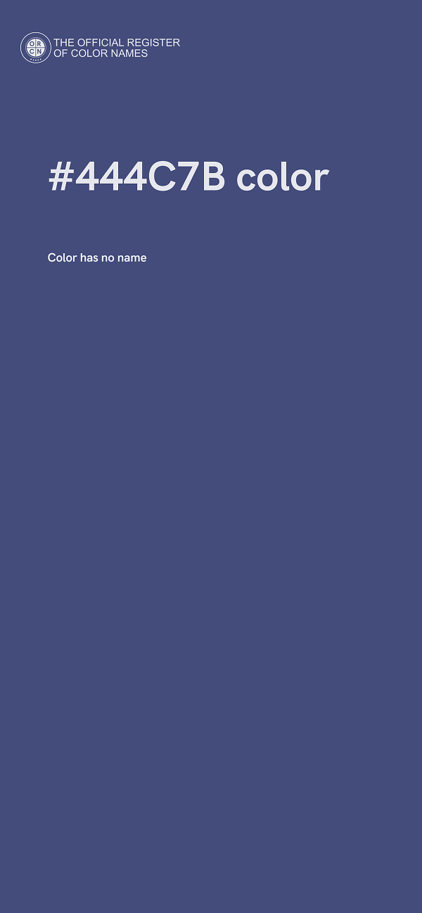 #444C7B color image
