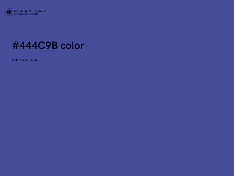 #444C9B color image