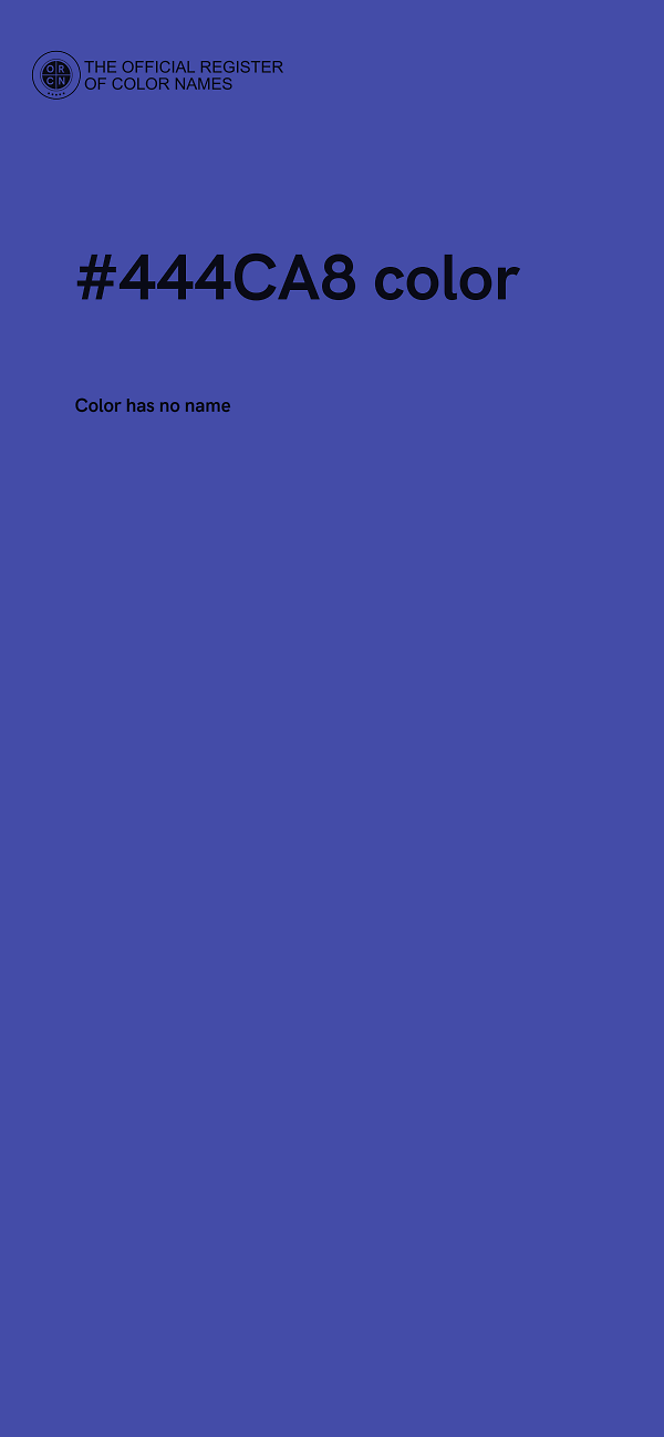#444CA8 color image