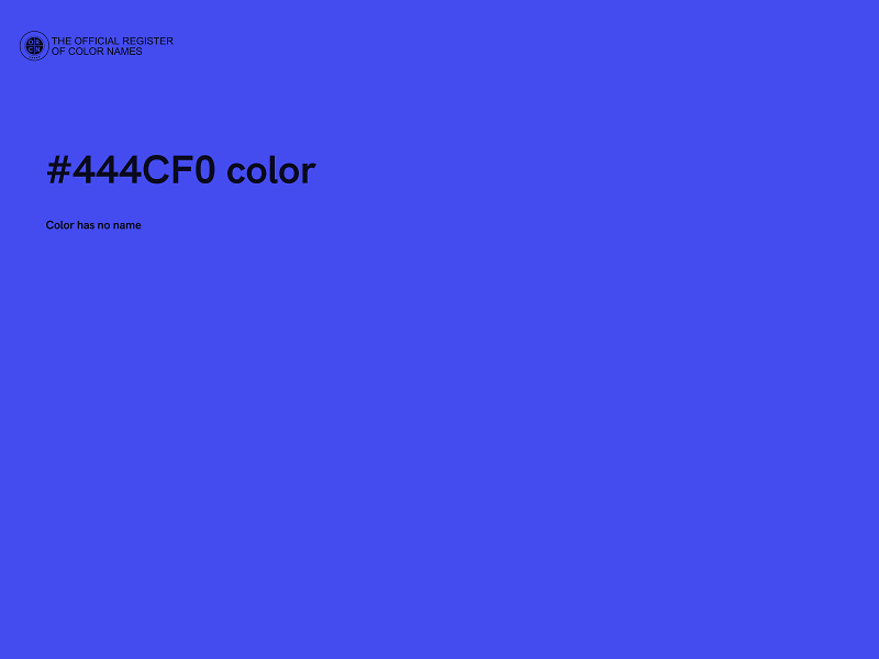 #444CF0 color image