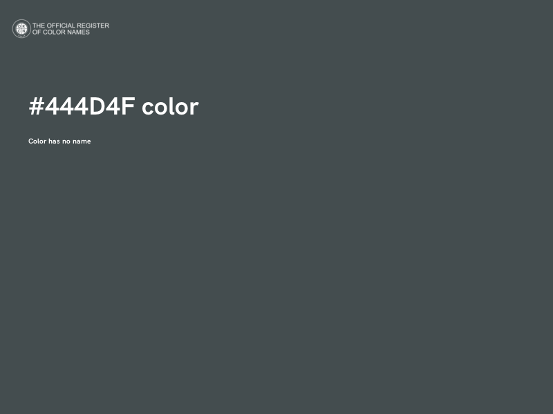 #444D4F color image