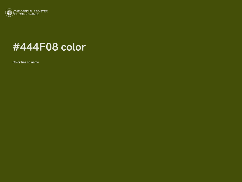 #444F08 color image