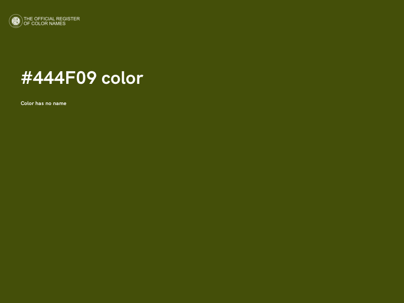 #444F09 color image