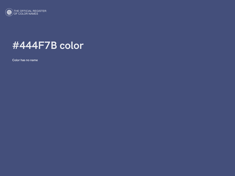 #444F7B color image