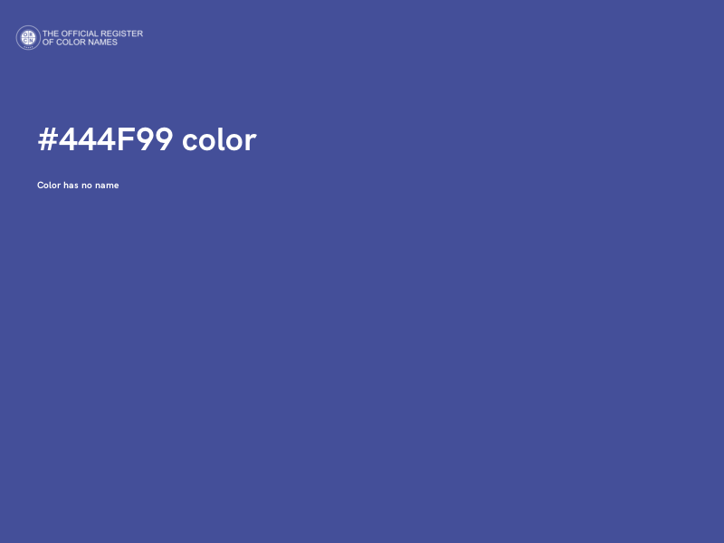 #444F99 color image