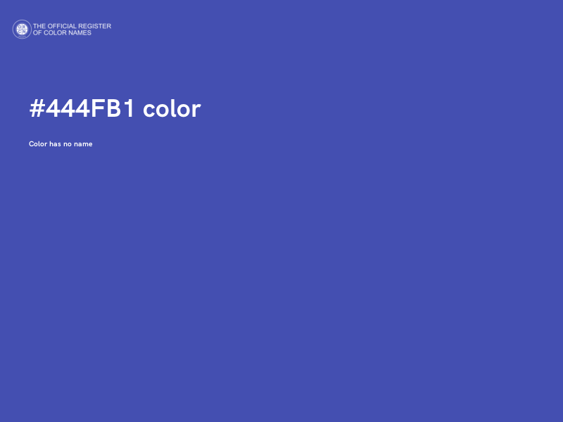 #444FB1 color image