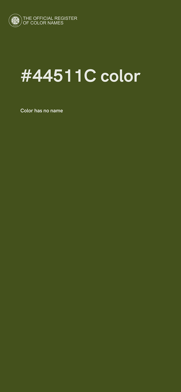 #44511C color image