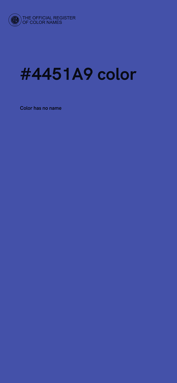 #4451A9 color image