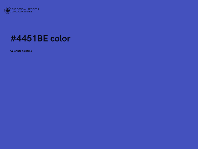 #4451BE color image