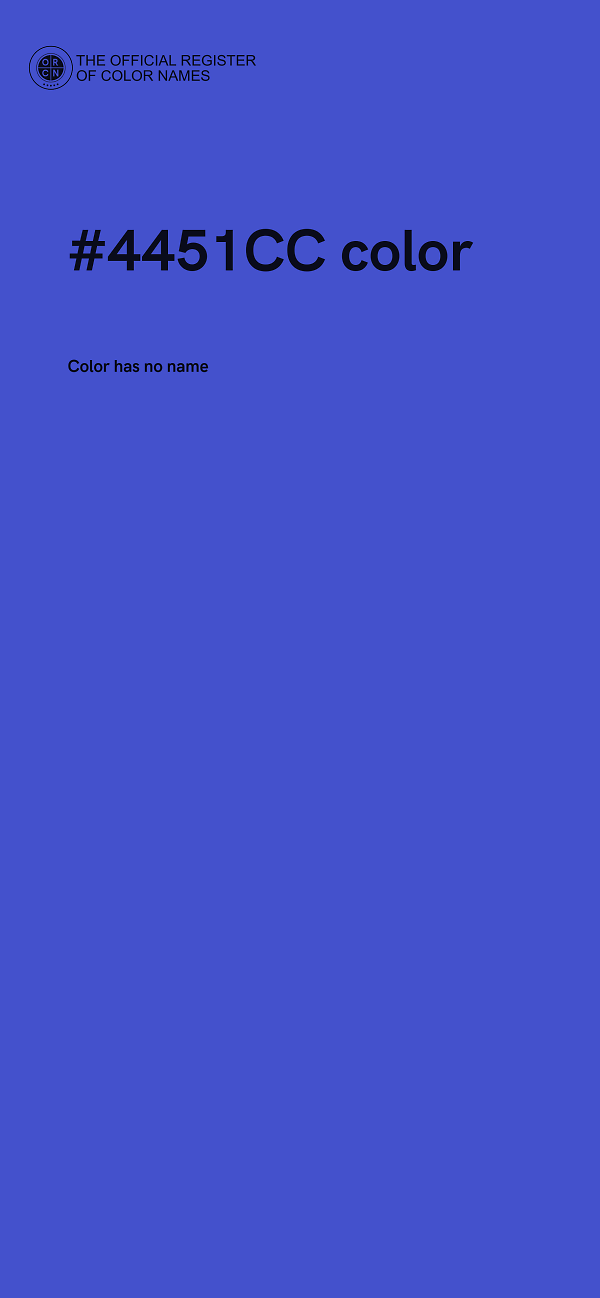 #4451CC color image