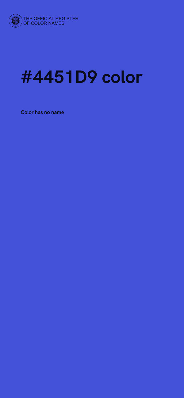 #4451D9 color image
