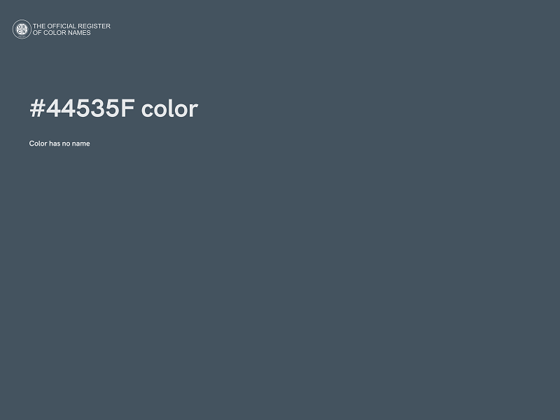 #44535F color image