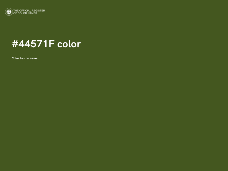 #44571F color image