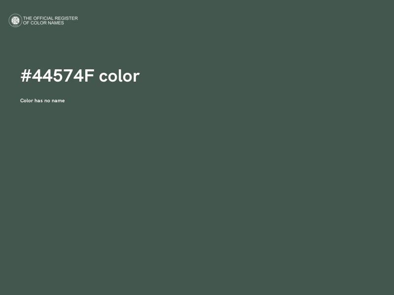 #44574F color image