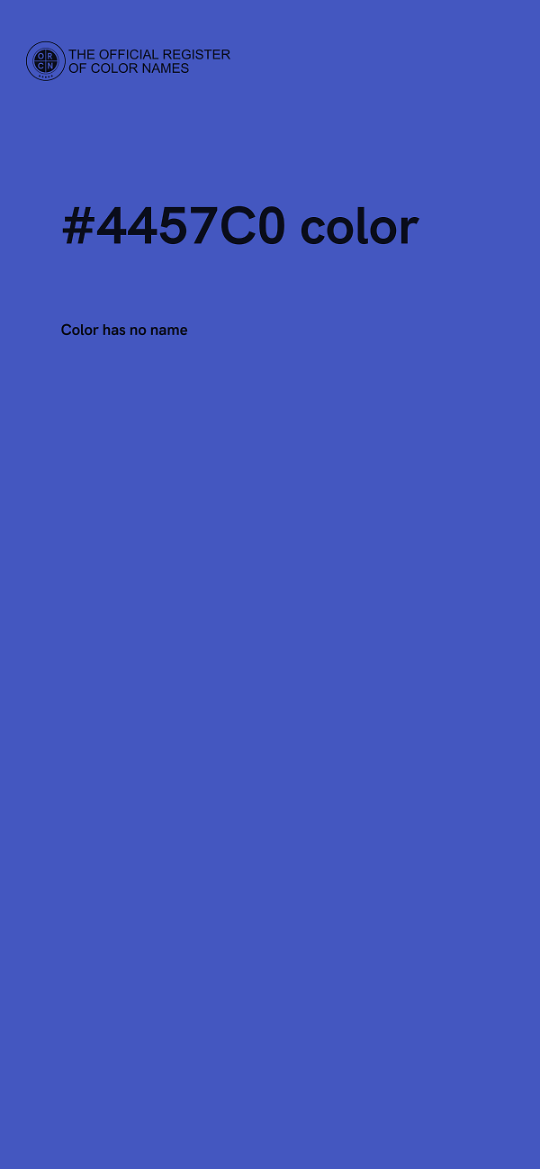 #4457C0 color image