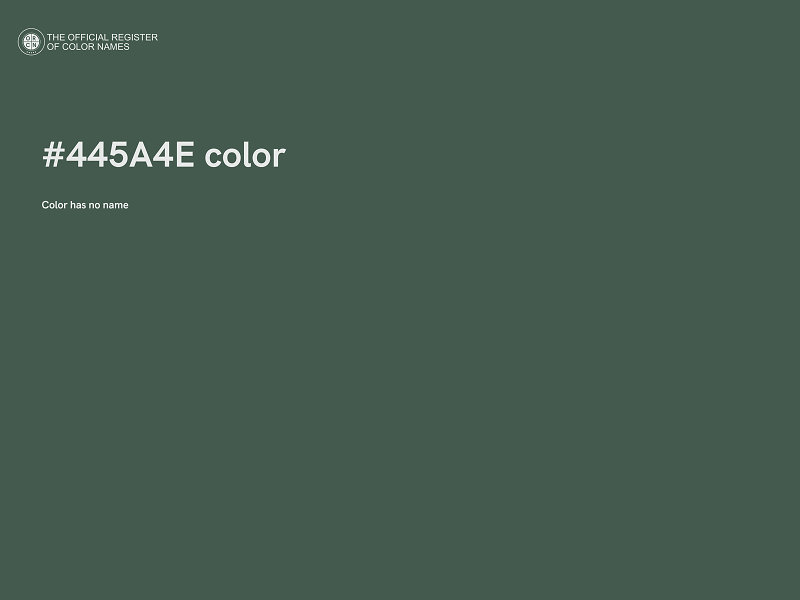 #445A4E color image