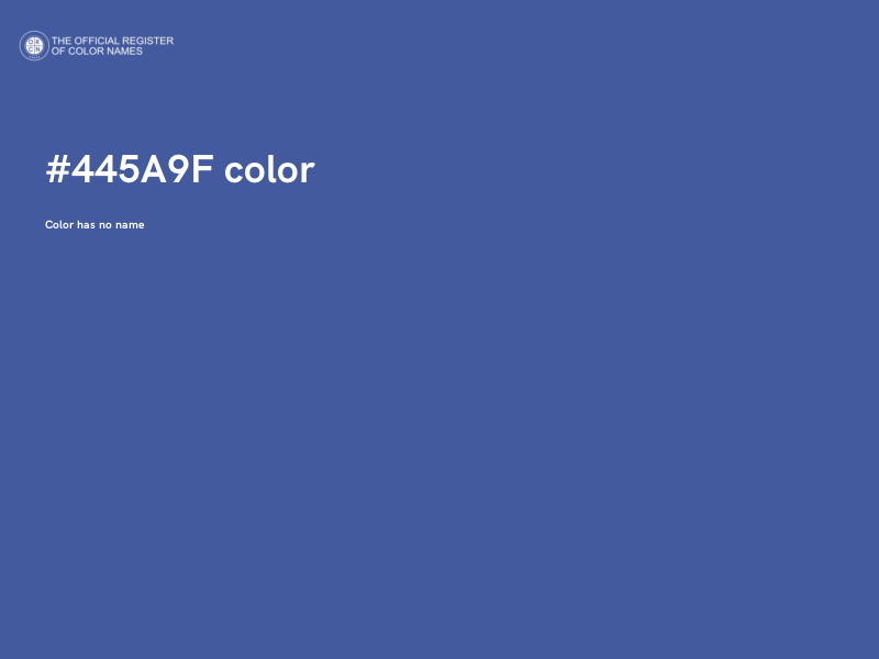 #445A9F color image
