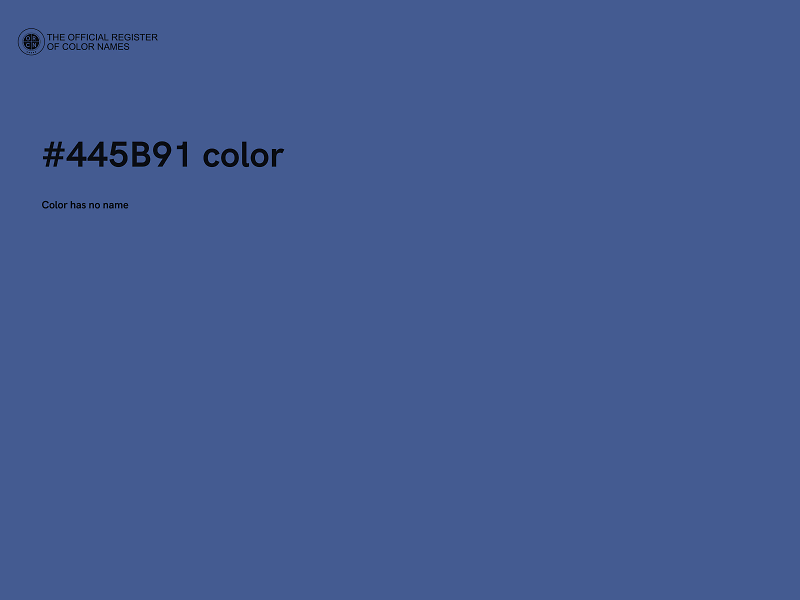 #445B91 color image