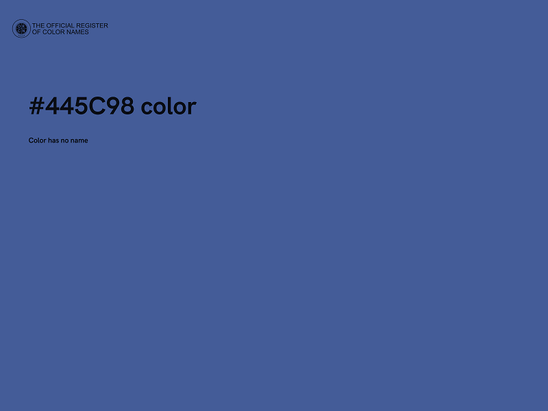 #445C98 color image