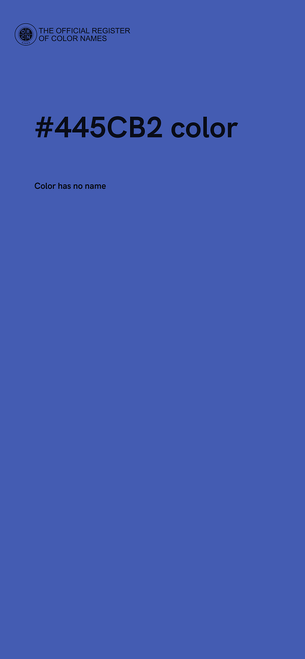 #445CB2 color image
