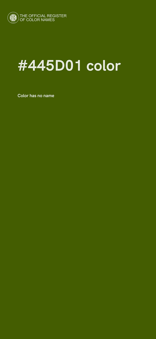 #445D01 color image