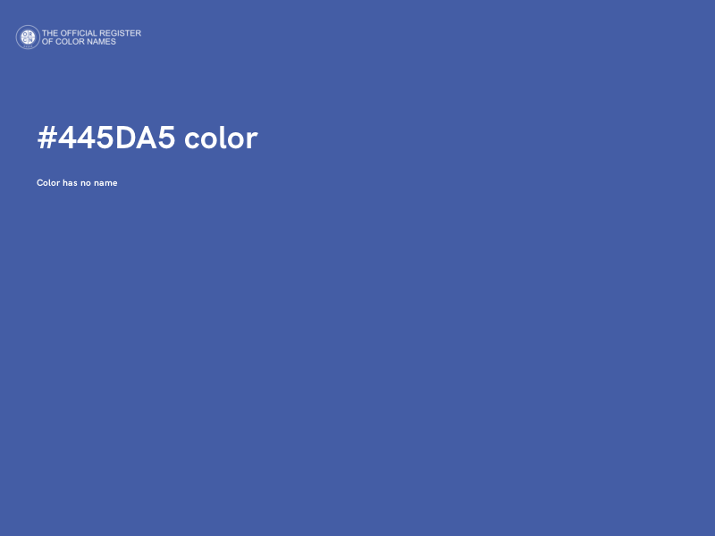 #445DA5 color image