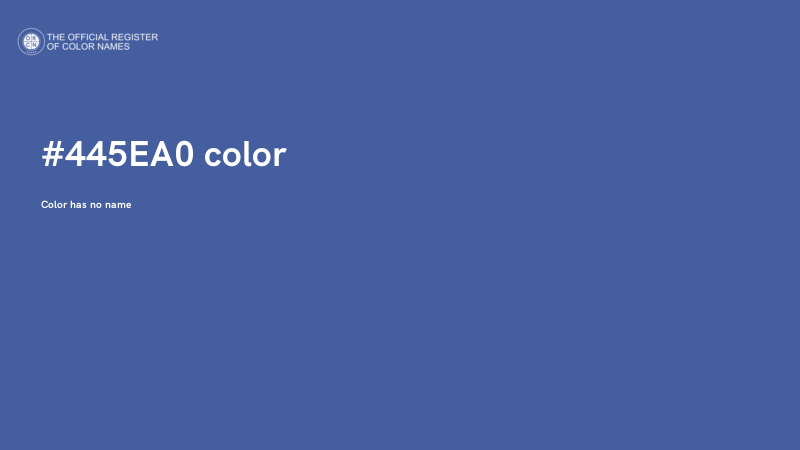 #445EA0 color image