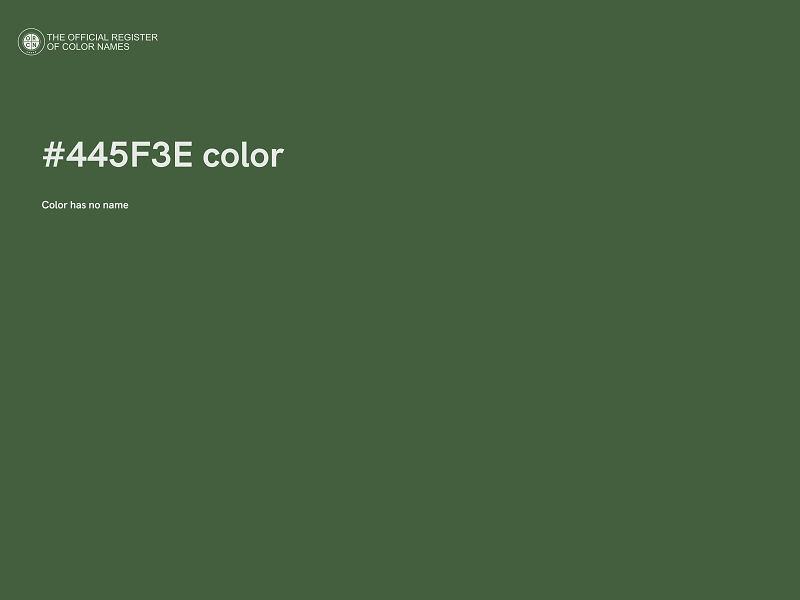 #445F3E color image