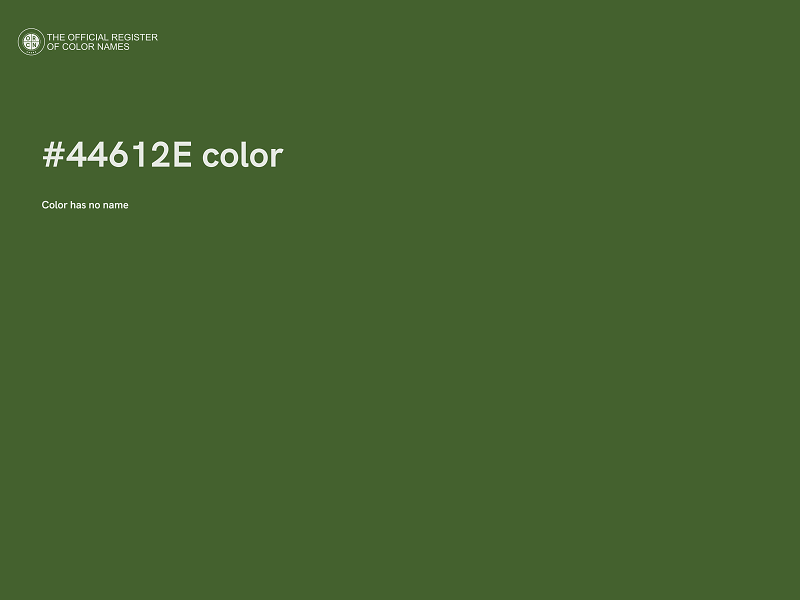 #44612E color image