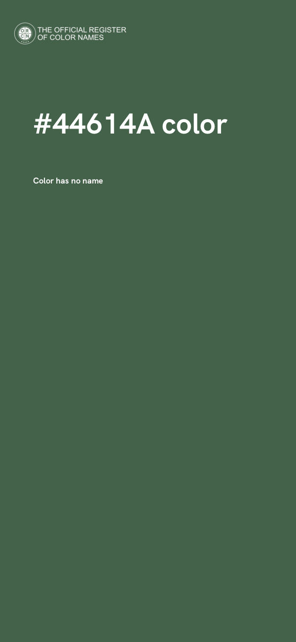 #44614A color image
