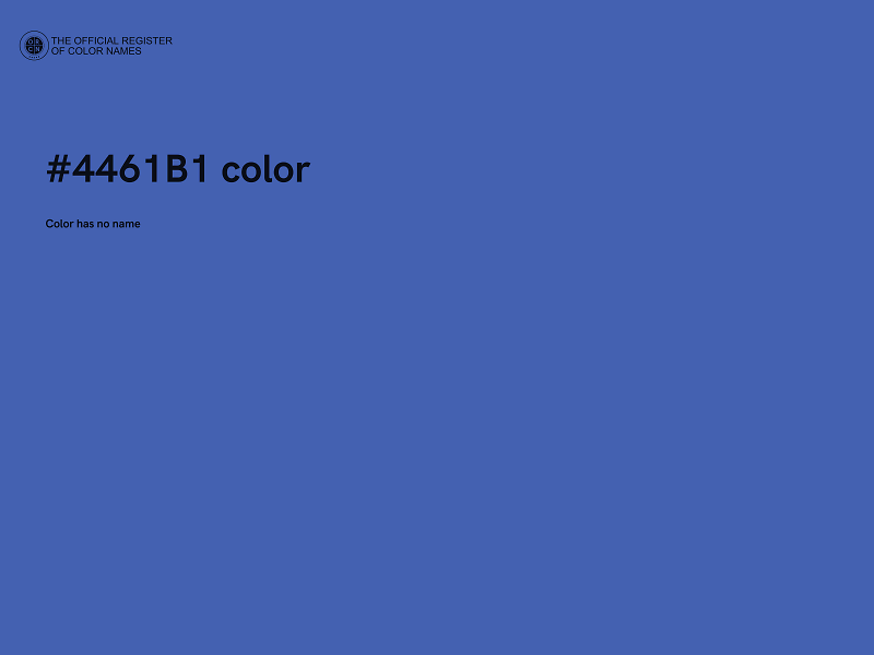 #4461B1 color image