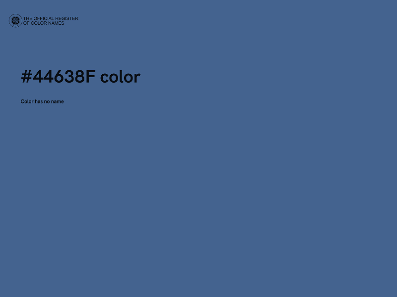 #44638F color image