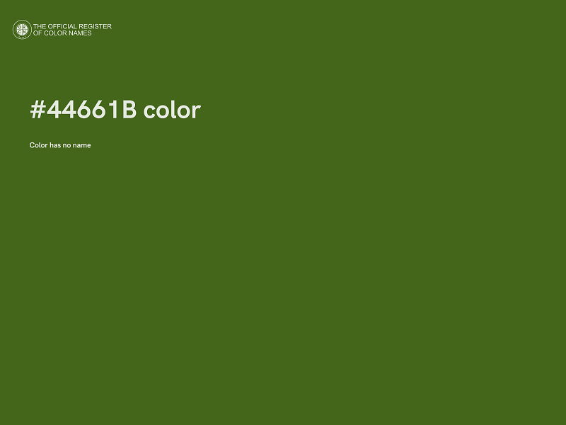 #44661B color image