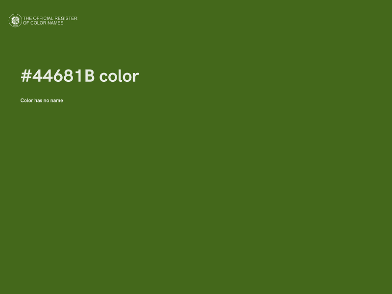 #44681B color image